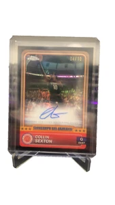 COLLIN SEXTON 2024 Topps McDonald's All-American Chrome Black Ref AUTO # 4/10 - Imagen 1 de 2