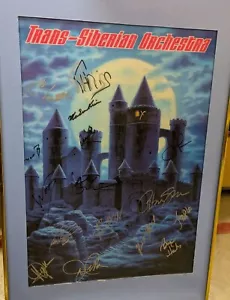 Trans Siberian Orchestra TSO SIGNED Plastic 3-D Poster 26x18" Autographed - Picture 1 of 6