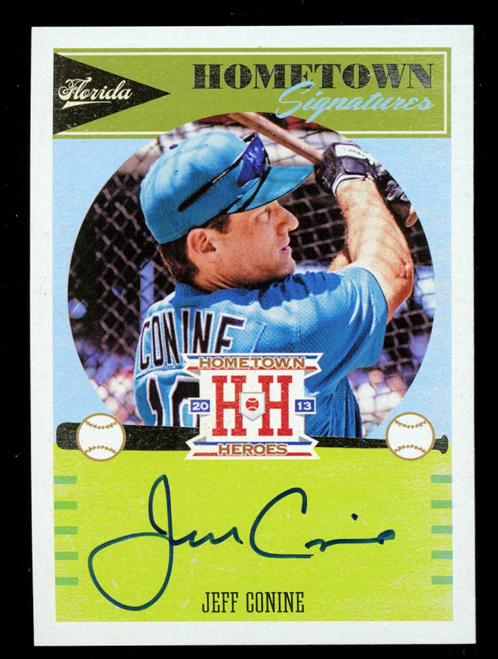 Jeff Conine #HSJE signed autograph auto 2013 Panini Hometown Heros Card Foto 1 de 1