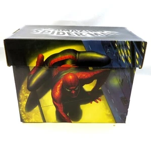 Spider-Man Menace bedruckte Comic kurze Box Aufbewahrung Marvel 15"x8"x12" - Bild 1 von 1