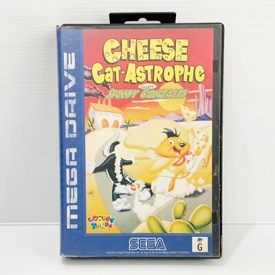 Cheese Cat-Astrophe + Box - Sega Mega Drive - Tested & Working - Free Postage - Image 1 of 4