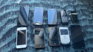 Job Lot 133 - 10x Untested IPhone Samsung Faulty Mobile Phones Spares Repairs - Photo 1 sur 2