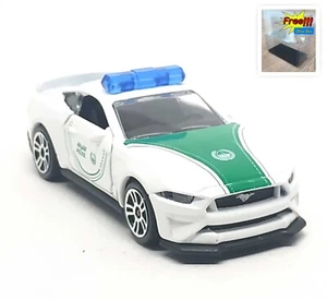 Majorette Ford Mustang GT New Dubai Police White 1:64 (3") no Package - Picture 1 of 8