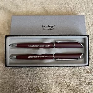 Longaberger RARE Success Start Pen and Pencil set MINT Quill IN BOX - Picture 1 of 3