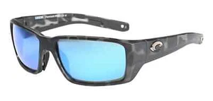 New Costa Del Mar Fantail PRO Tiger Shark Blue Mirror Polarized Glass 580G - Picture 1 of 1