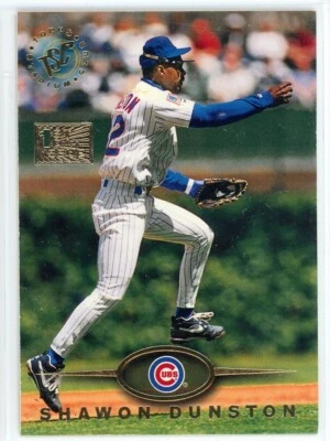 1995 Topps Stadium Club SHAWON DUNSTON #29  1st Day Issue Chase Card - Image 1 of 2