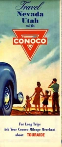 1947 Conoco Road Map: Nevada Utah NOS - Picture 1 of 1
