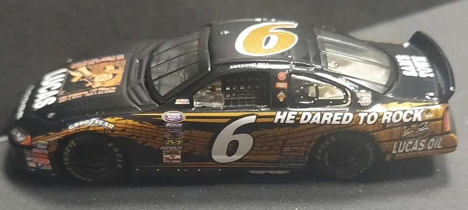 2004 1/64 Elvis PRESLEY  HE DARED TO ROCK NASCAR AWESOME BILL ELLIOTT  #6 LUCAS - Image 1 of 4