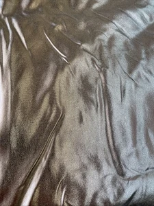 Silver Metallic Stretch Fabric 1.5 Yards By 40” New - Picture 1 of 3