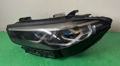 有裂纹镜片! 2019-2022 宝马 8 系列 G15 M850I M8 LED 激光左灯原始设备制造商 — 第 1/4 张图片