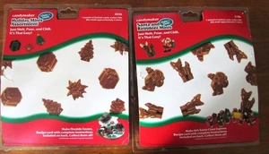 MOLDES DE CARAMELO ÁRBOLES DE NAVIDAD PAQUETES SANTA CIERVO ESTRELLAS NUEVO - Imagen 1 de 5