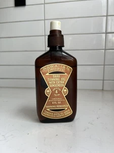 Hawaiian Tropic Dark Tanning Oil Vintage 8 oz Bottle 90%? Full Original Formula - Picture 1 of 8