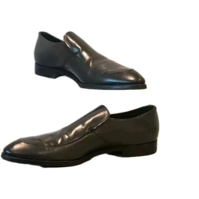 Mocasines Prada DE COLECCIÓN para hombre sin cordones de cuero gris talla 9,5 Foto 1 de 4