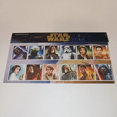 STAR WARS 2015 ROYAL MAIL STAMPS PRESENTATION PACK No. 518 + MiniSheet Jedi UK - Imagen 1 de 4