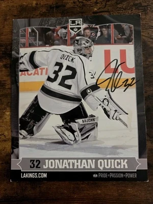 Johnathan autógrafo assinado rápido do LA Kings 8x10 - Imagem 1 de 4