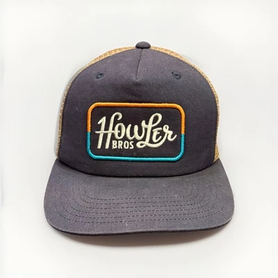 Gorra de béisbol Howler Bros para hombre parche azul ajustable SnapBack camionero malla Foto 1 de 4