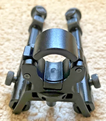 CCOP Badger BP-39S Rifle Bípode Barril Abrazadera Montaje, Extensible y Ajustable Foto 1 de 4