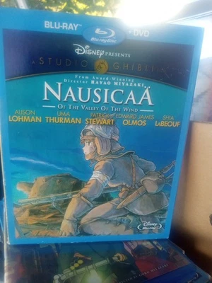 Nausicaa Valley of the Wind Blu-ray + DVD Studio Ghibli Disney Slipcover - New - Image 1 of 2