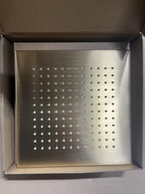 Graff G-8438-BAU 8" Contemporary Square Brass Showerhead 24K Brushed Gold - Image 1 of 4