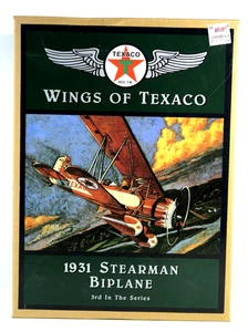 Wings of Texaco✪ 1931 Stearman Biplane✪ 3rd In the Series✪ New In Box 1995 2 - Picture 1 of 6