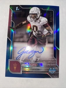 JORDYN TYSON ON CARD AUTO /150 BLUE REFRACTOR 2025 Bowman Chrome U 1st Bowman SP - Bild 1 von 3