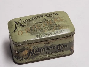 De colección Maryland Club Mezcla Vacía Tabaco Lata American Tobacco Co Virginia - Imagen 1 de 6