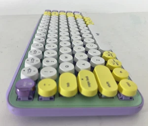 Teclado mecánico inalámbrico Logitech POP Keys YR0080 Bluetooth Emoji púrpura - Imagen 1 de 10