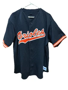 VINTAGE BALTIMORE ORIOLES TRIKOT SCHWARZ MAJESTIC XL BASEBALL MLB WEGGENÄHT ORANGE - Bild 1 von 7