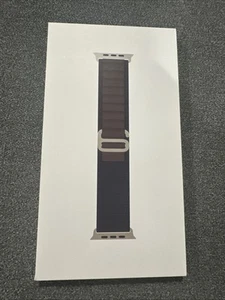 Genuine Apple Watch Band Alpine Loop (49mm) Indigo - Large OEM - Photo 1 sur 4