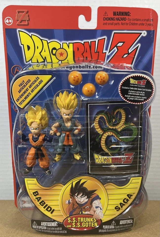 Dragon Ball Z Babidi Saga SS Trunks & Goten IRWIN Toys Action Figure 2002