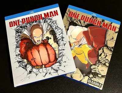 One Punch Man Season 1 & 2 - Blu-Ray - Viz - English - 4 Discs - Excellent Shape - Bild 1 von 4