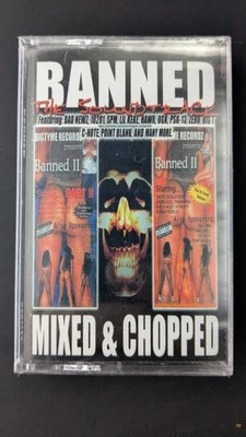Various Artists Banned: Mixed and Chopped Cassette *SEALED* UGK Lil Keke Z-Ro  - Image 1 of 2