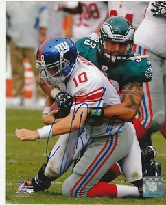 JASON BABIN PHILADELPHIA EAGLES ACTION SIGNED 8x10 - Picture 1 of 1