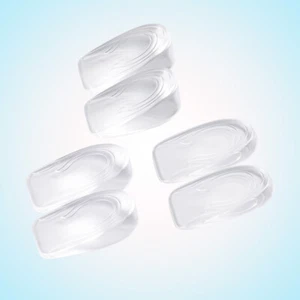 2 Pack Verstellbare Fersenkeil-Korrektureinsätze Griffe Knöchel-Gel-Pads - Bild 1 von 12