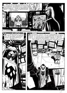 R. DE ANGELIS - Tavola originale Nathan Never n.30 "L'enigma di Gabriel" p.17 - Picture 1 of 1