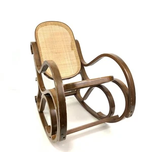 Vintage Mid Century Modern Bentwood Child’s Rocking Chair Rocker Thonet 7281 - Picture 1 of 15