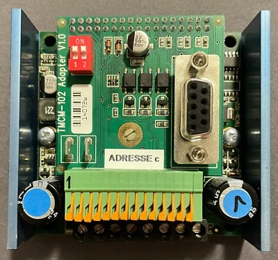 Controlador de motor paso a paso TRINAMIC TMCM-SM-142 TMCM-102 adaptador V 1.23 Foto 1 de 4