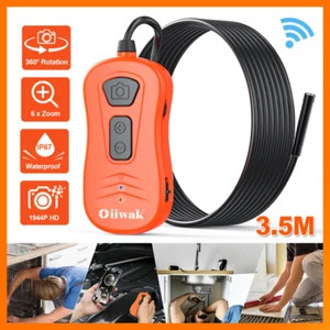 Oiiwak Endoscope 360° Rotation Inspection Camera Borescope 3.5m 2592*1944 HD UK - Picture 1 of 15