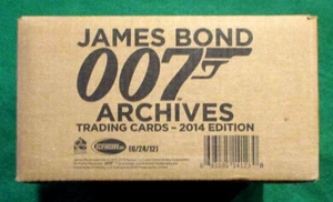 James Bond Archives 2014 Edition 1 Factory Sealed Trading Card Case (12 boxes) - Zdjęcie 1 z 6
