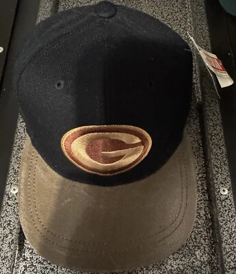 Green Bay Packers NFL Vintage American Needle Black Adjustable Hat NEW WITH TAGS - Image 1 of 4