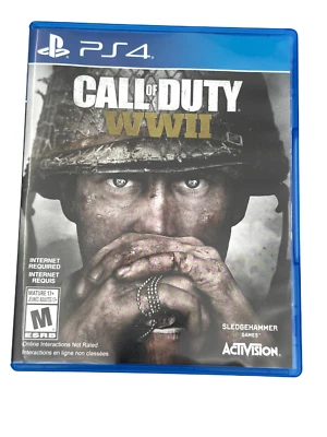 Call of Duty WWII PS4 Complete Game CIB Disc Manual Case Sony 2017 CoD - Image 1 of 4