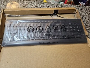 Lenovo Wired Keyboard, Brand New With Box, Uses (1) USB slot Mint Condition - Picture 1 of 2