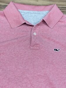 Vineyard Vines Mens Polo Shirt Size XS Pink Edgartown Cotton Outdoor Adult
