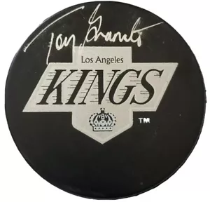 UPPER DECK HOLO STICKER COA ONLY! TONY GRANATO SIGNED LA KINGS NHL GAME PUCK🇨🇦 - Picture 1 of 5