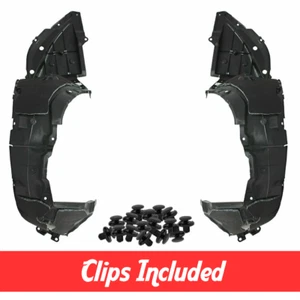 Front Left & Right Side Fender Liner Set w/ Clips For 2019-2021 Altima 2.5L - Picture 1 of 5
