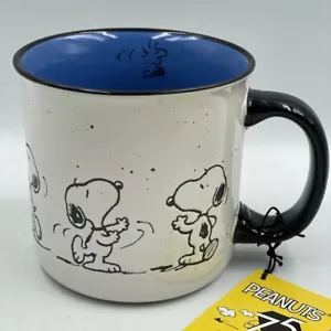 Snoopy 'Dancing' Large Ceramic Mug • 75th Anniversary Coffee/Tea Cup • New - Picture 1 of 3