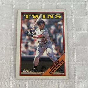 1988 Topps KIRBY PUCKETT Baseball Card #120 Minnesota Twins - Picture 1 of 4