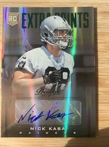 2013 Prestige Extra Points Rookies Signatures Green /25 Nick Kasa Rookie Auto - Picture 1 of 3