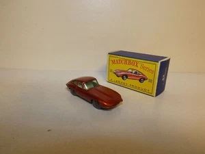 MATCHBOX REG.WHEEL NO. 32-B 'E' TYPE JAGUAR MET. RED WITH RARE GREEN WINDOWS - Picture 1 of 7