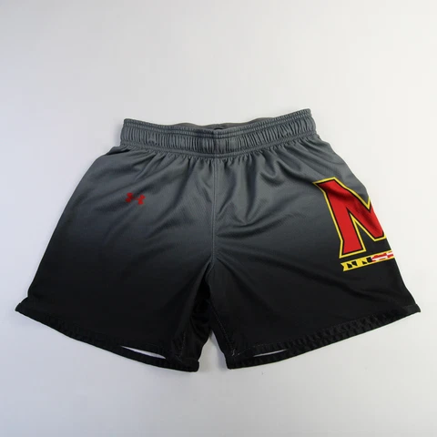 Maryland Terrapins Under Armour Practice Shorts Women's Gray/Ombre Used Cover